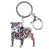 Pit Bull Enamel Keychain - The TC Shop