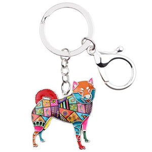 Shiba Inu Enamel Keychain - The TC Shop