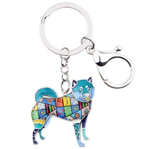 Shiba Inu Enamel Keychain - The TC Shop