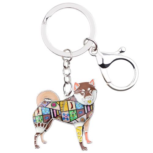Shiba Inu Enamel Keychain - The TC Shop