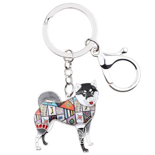 Shiba Inu Enamel Keychain - The TC Shop
