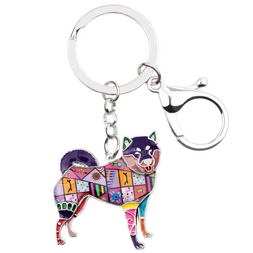 Shiba Inu Enamel Keychain - The TC Shop