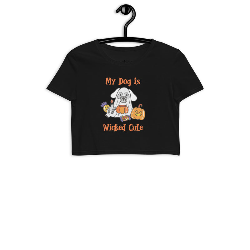Wicked Cute Dog Organic Crop Top - The TC Shop