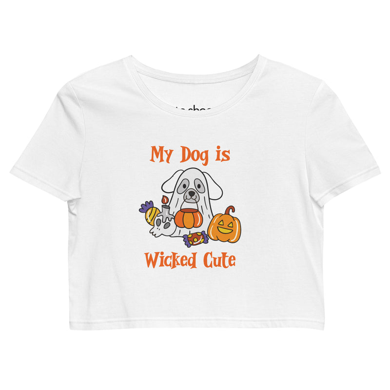 Wicked Cute Dog Organic Crop Top - The TC Shop