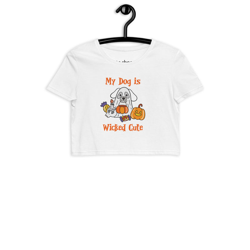 Wicked Cute Dog Organic Crop Top - The TC Shop