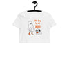 My Dog is my Boo Organic Crop Top - The TC Shop