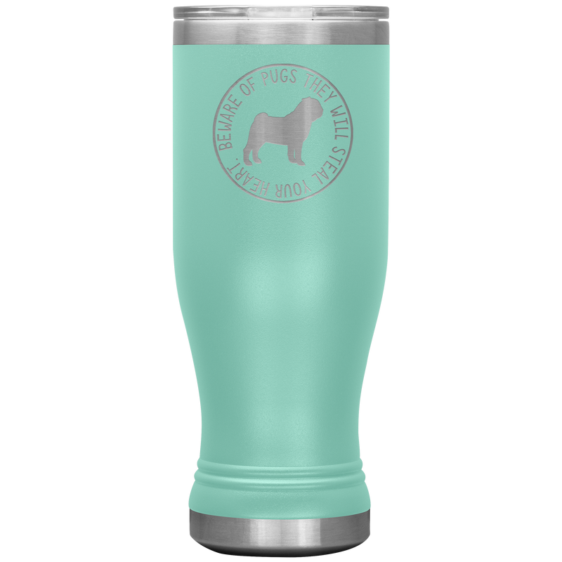 Pug Wine Boho VacuumTumbler (20 oz) - The TC Shop