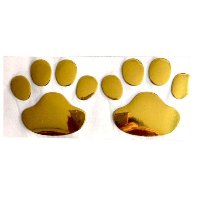 Paw Print 3D Car Decal - The TC Shop