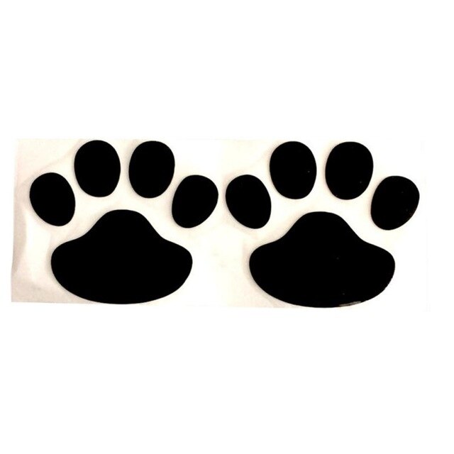 Paw Print 3D Car Decal - The TC Shop