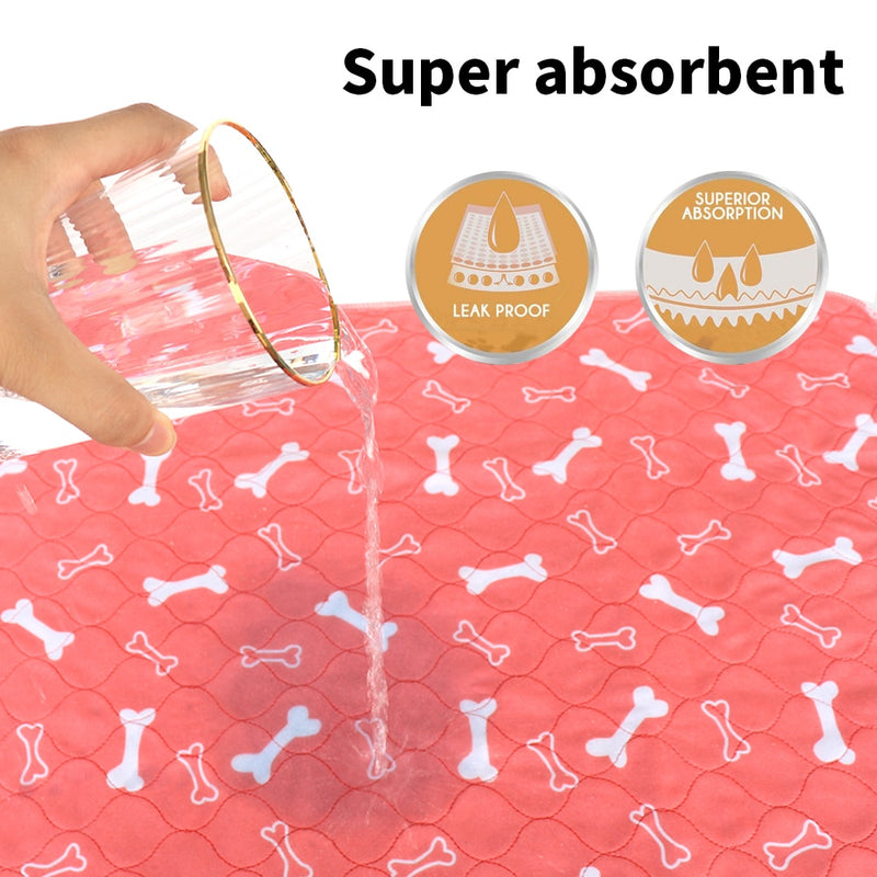Pet Waterproof Non-Slip Bottom Reusable Pee Pad - The TC Shop