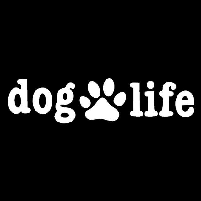 Dog Life Vinyl Decal Stickers - The TC Shop