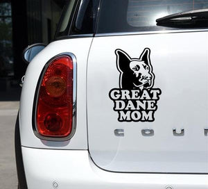 Great Dane Mom Dog Vinyl Decal Stickers - The TC Shop