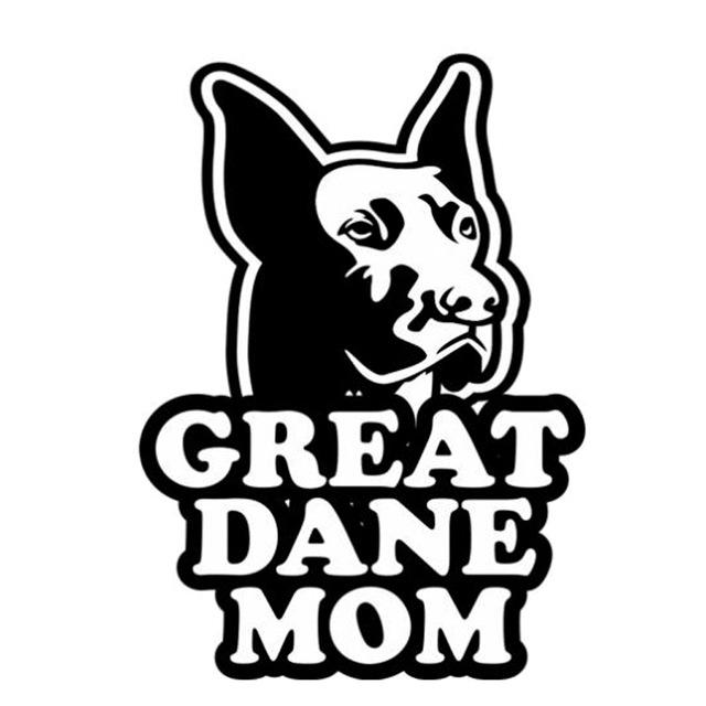 Great dane mom car on sale decal