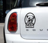 Pug Mom Dog Vinyl Decal Stickers - The TC Shop