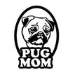 Pug Mom Dog Vinyl Decal Stickers - The TC Shop