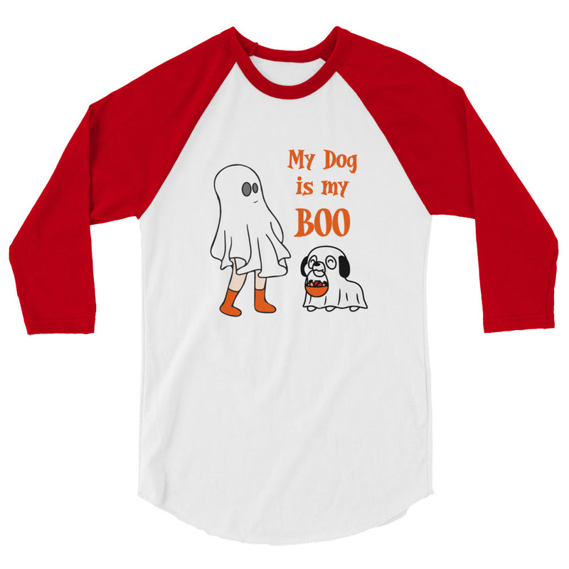 My Dog is my Boo 3/4 sleeve raglan shirt - The TC Shop
