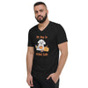 Wicked Cute Dog Unisex Short Sleeve V-Neck T-Shirt - The TC Shop