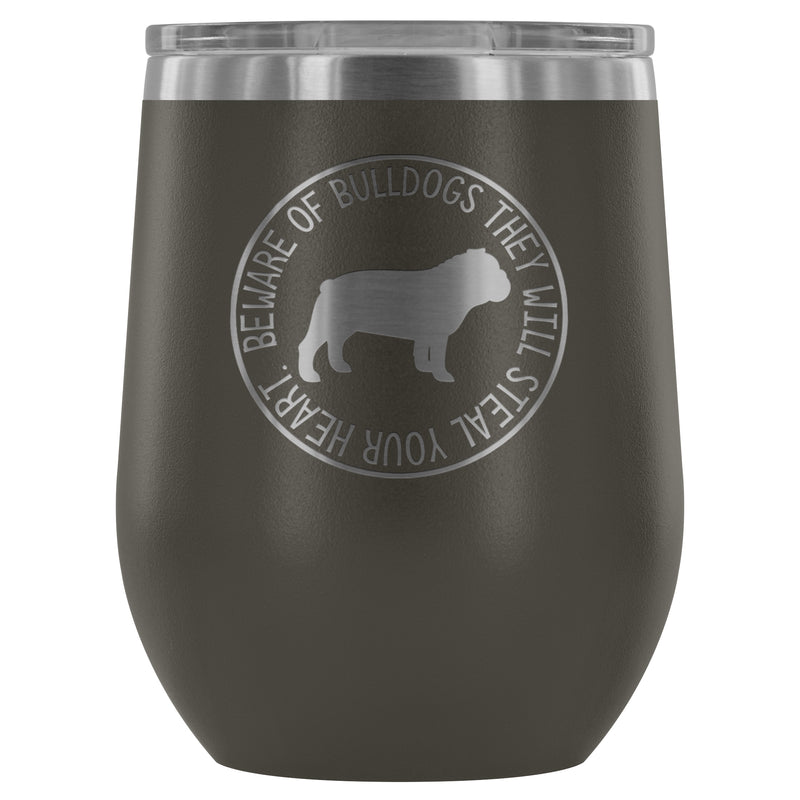 BULLDOG WINE TUMBLER - The TC Shop