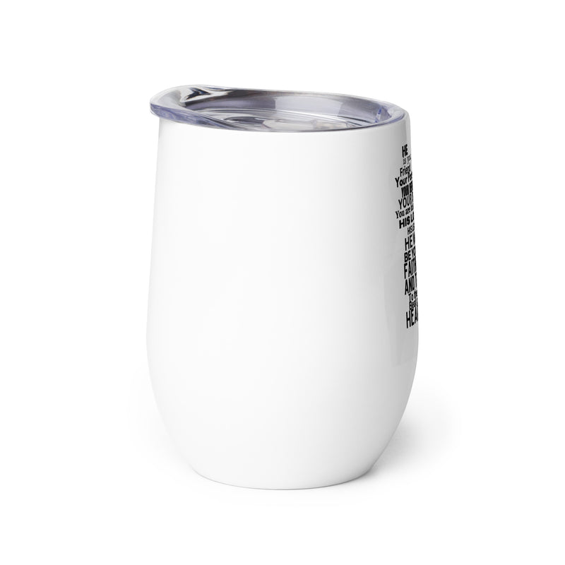 Faithful and True Wine tumbler - The TC Shop