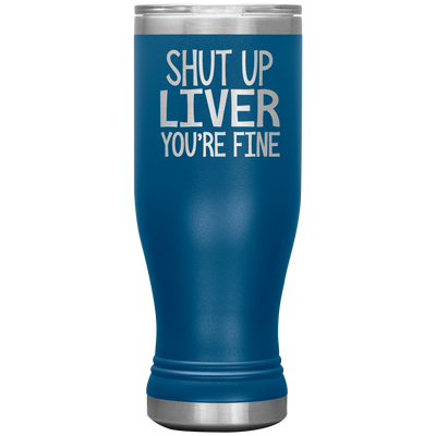 Shut up Liver Boho Vacuum Tumbler (20 oz)