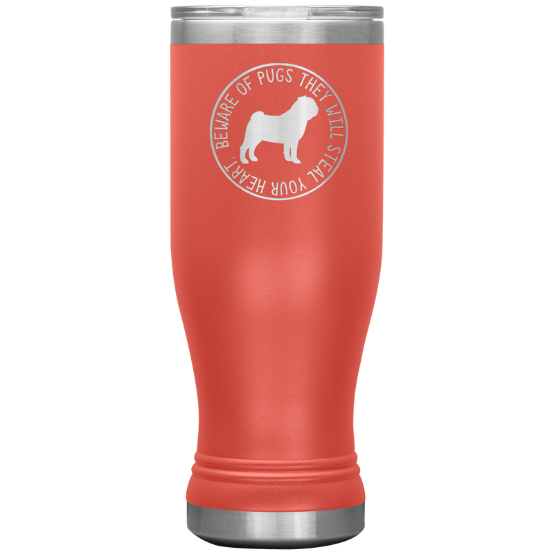 Pug Wine Boho VacuumTumbler (20 oz) - The TC Shop